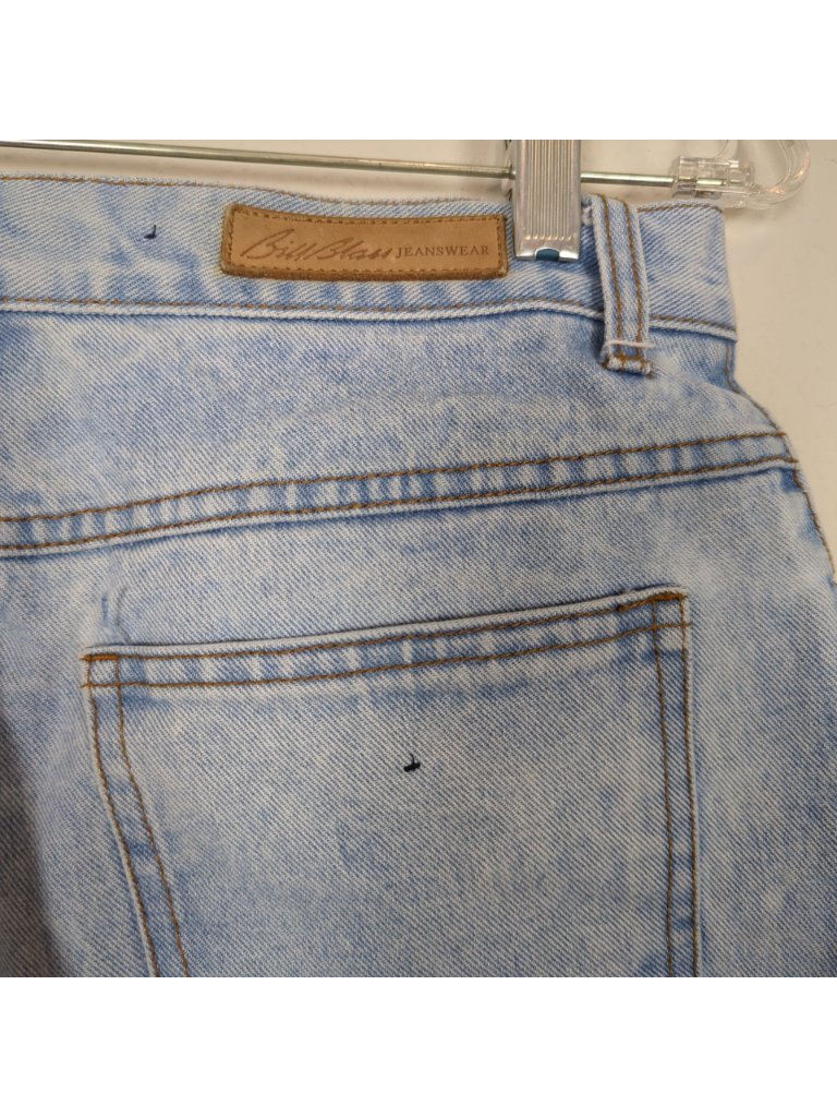 Vintage Bill Blass Womens Light Wash High-Waisted Easy Fit Tapered Jean 12p — image 6 of 8